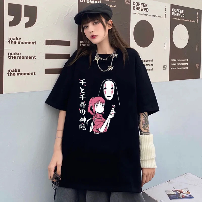 Totoro Y2k Kawaii Clothes Anime Plus Size Women Clothing Graphic T shirts Goth Summer Gothic Harajuku Korean Fashion t shirt