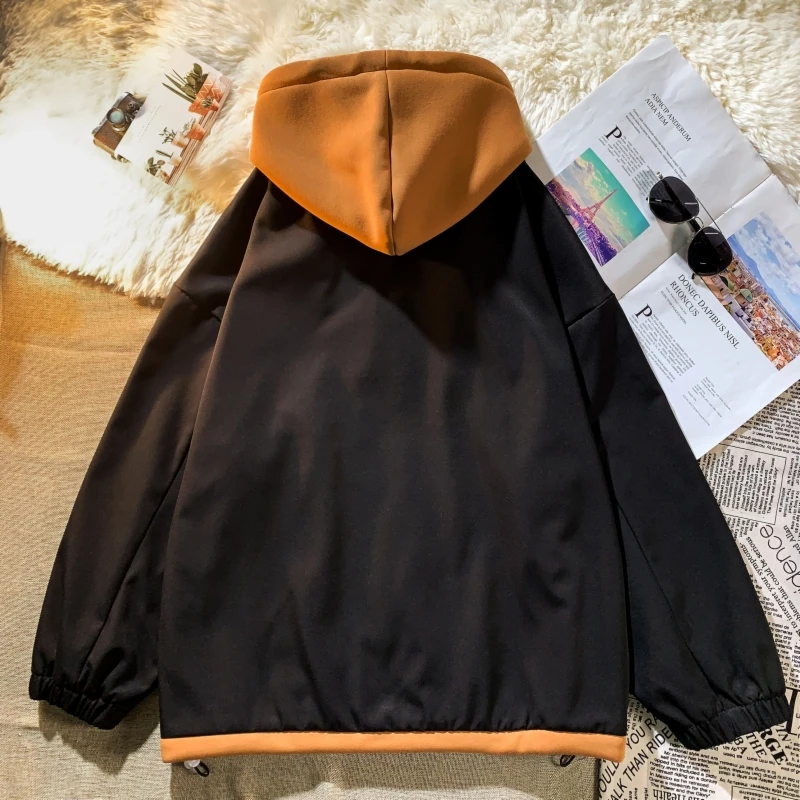 Мужская трендовая ветровка с вышивкой весна-осень 2022 американское Ретро пальто