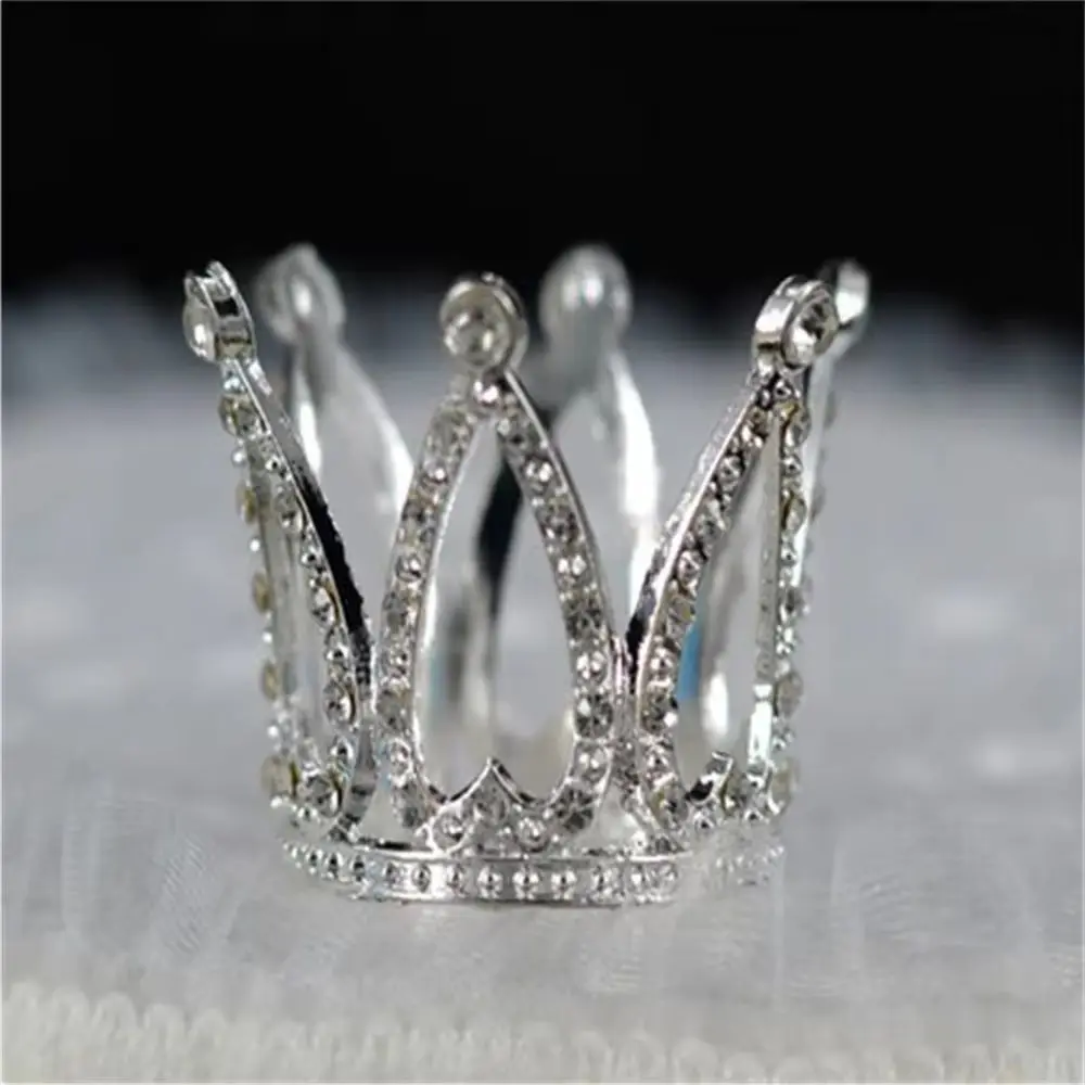 Серебряный хрустальный шар основа в форме короны металлическая сфера подставка