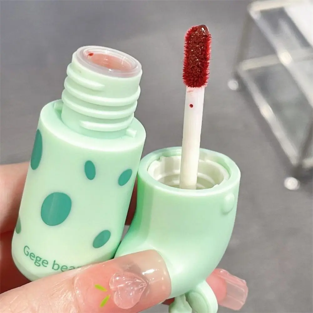 

Cute Deer Lip Gloss Glossy Long Lasting Non-Sticky Cup Jelly Mirror Lipstick Dry Lip Care Nourishing Lip Plumper Beauty