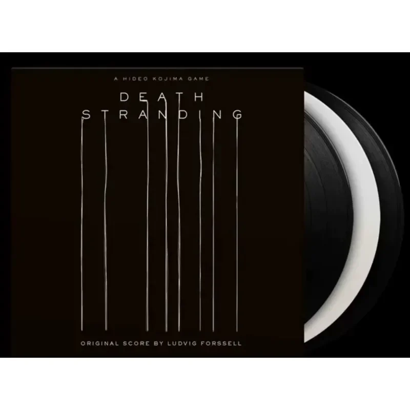 Фото Черно-белый виниловый набор LP-пластинок Black + White Glue MOV Ludvig Forssell Game Death Stranding Death Limited Edition с ID 3LP для Death №1