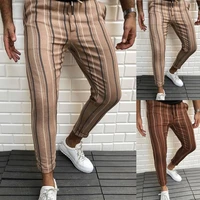 top selling product in 2022 autumn european american new mens striped printed casual pants mens clothing