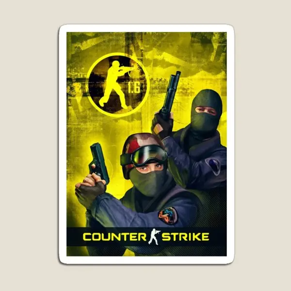 Counter Strike 1 6 Cover  Magnet Home Colorful for Fridge Organizer Cute Holder Refrigerator Children Baby Magnetic Kids Toy