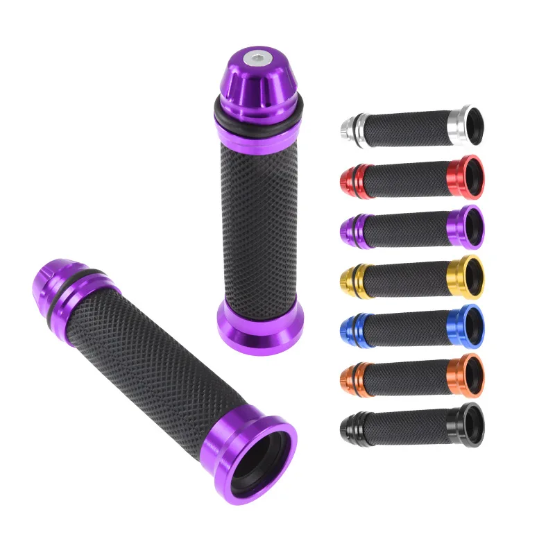 

2pcs Motorcycle grips hand rubber pedal biker scooter handlebar grips modified handlebar throttle turn Grip Settle Handle Grips