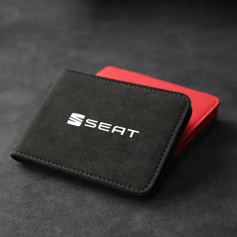 Замшевый держатель для водительских прав сумка-органайзер аксессуар стиля Seat