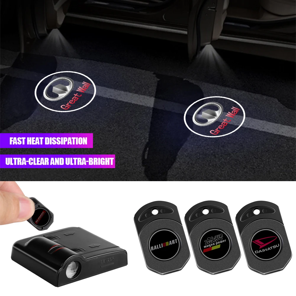 

Car Wireless HD Projector Light Car Door Induction Magnetic Welcome Lamps For Great Wall Hover H3 H5 H6 H9 F7 Jolion M6 Voleex