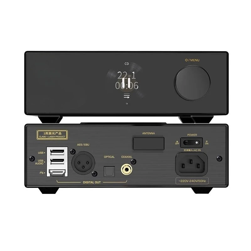 Цифровой CD-транспорт ET3 HIFI, Bluetooth 5.0, полный декодер MOQ-CD MQA, выход I2S для ЦАП DSD 512 (art.: 3920dc93fdf78) - 3920dc93fdf78