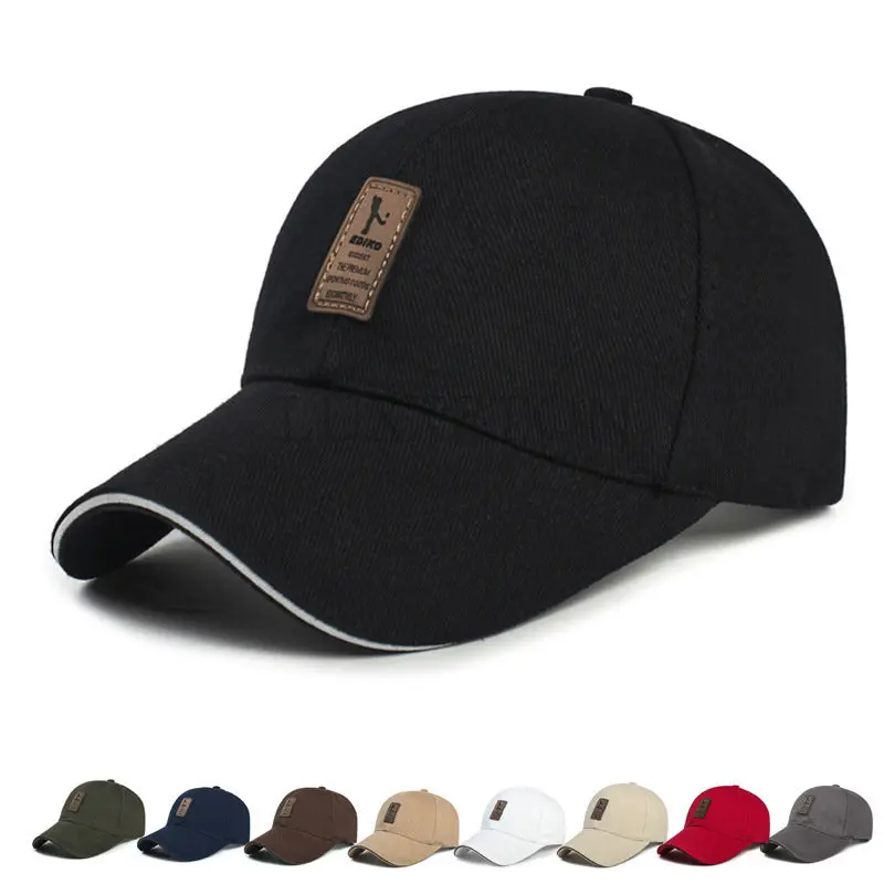

Baseball Cap for Men and Women Cotton Fashion Atmosphere Hat Cap Sports Style Sun Shading Solid Color Hat