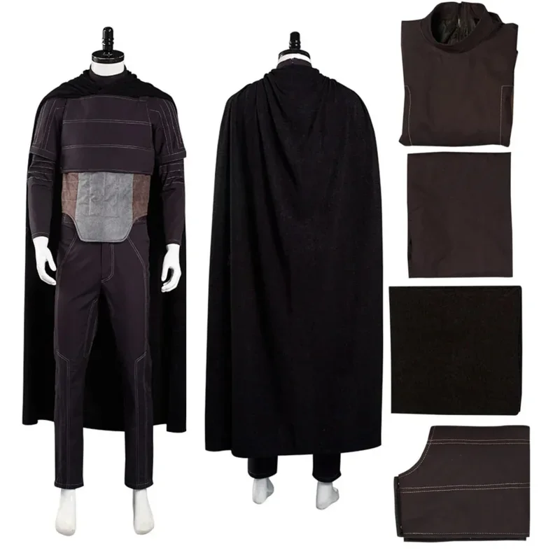 Mandalor Boba Fett Din Djarin Косплей Костюм Жилет Брюки Одежда Хэллоуин Карнавальный