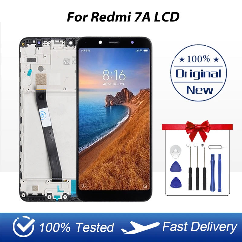 ЖК-дисплей с сенсорным экраном 5,45 дюйма для Xiaomi Redmi 7A, дигитайзер в сборе MZB7995IN M1903C3EG M1903C3EH M1903C3EI, дисплей, 1 шт.