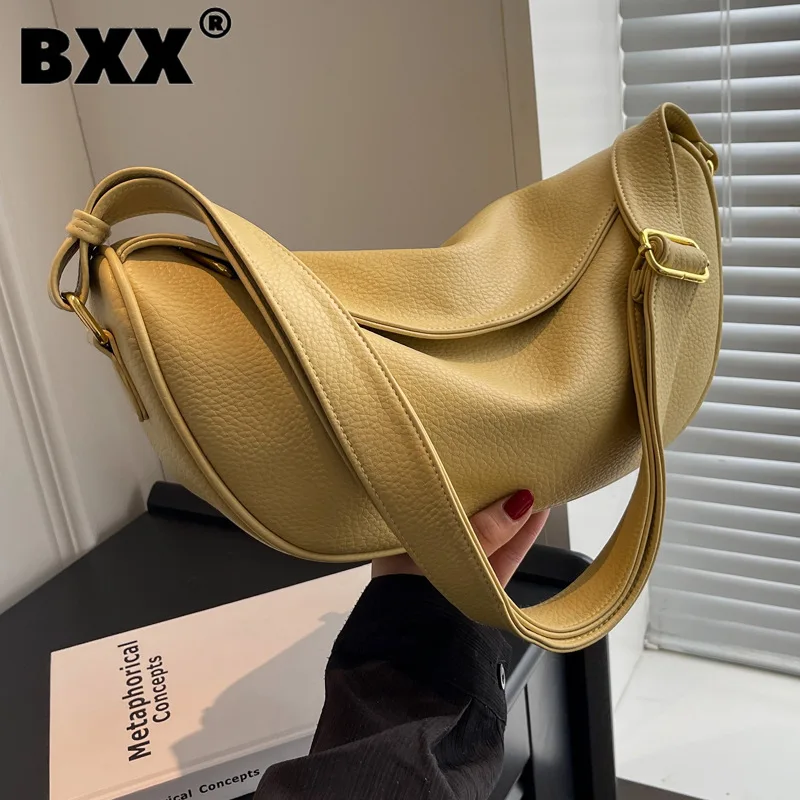 

[BXX] Simple Niche Designer Big Capacity Bags For Women 2023 Office Lady Fashion Versatile Shoulder Bag Female Ladies 8CY109
