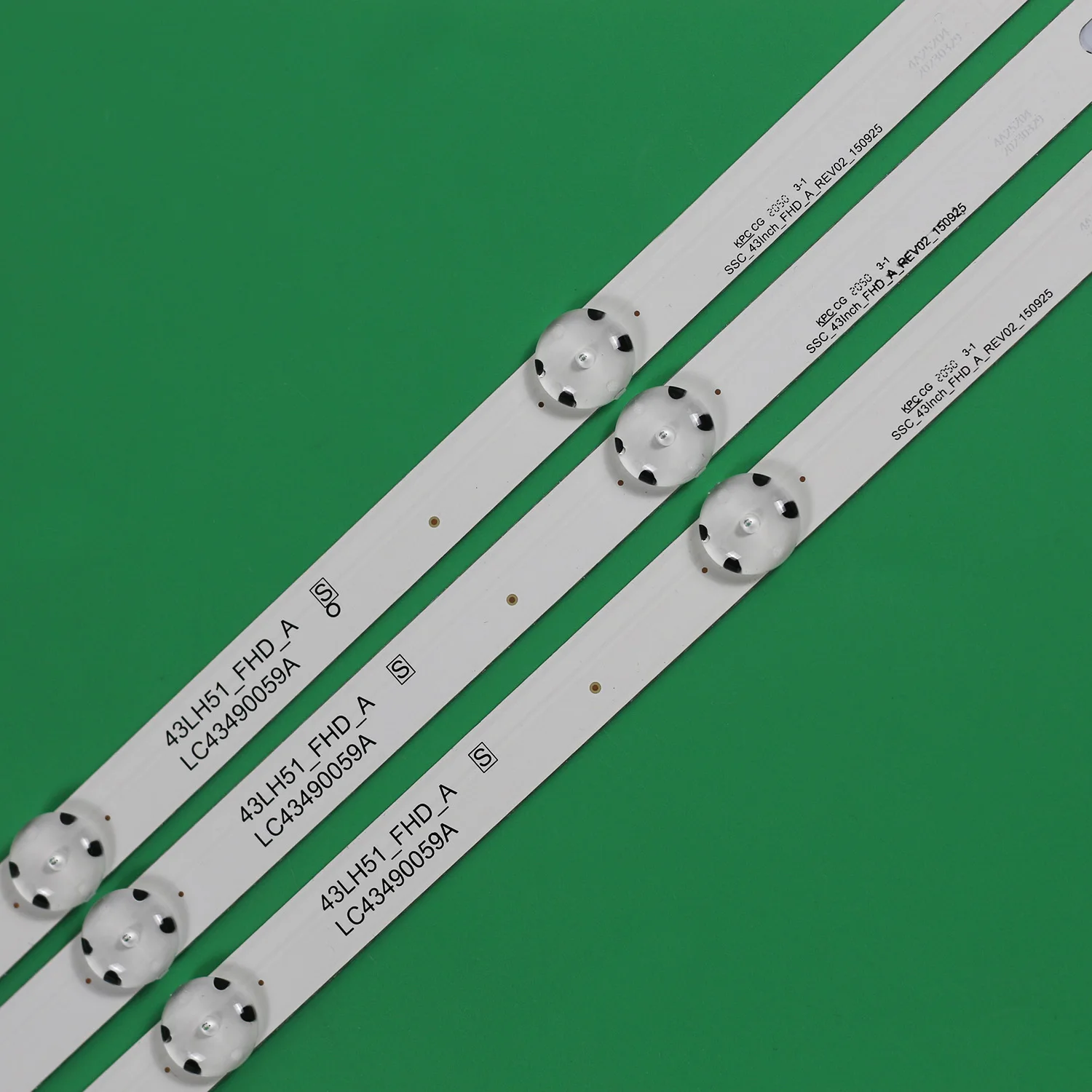Новинка 3 шт. 7 Φ 830 мм строительная полоса для LG innotek 17 и 43 дюйма _ A 43UJ6307 43UJ701V 43uj65 uhd_l