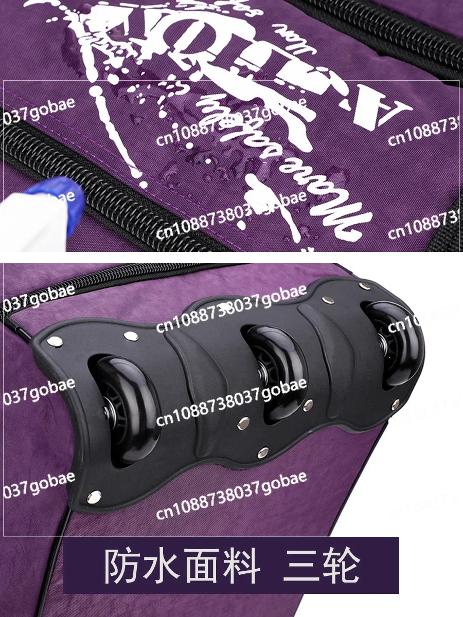 Дорожная сумка на тележке чемодан проверка авиакомпании водонепроницаемая для