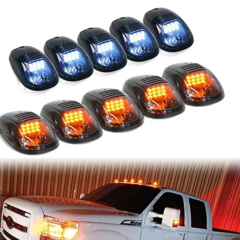 

Universal Headlamp 12led Car Led Lights Durable Car Cab Roof Marker Light Waterproof Car Accessories For Suv Truck Pickup
