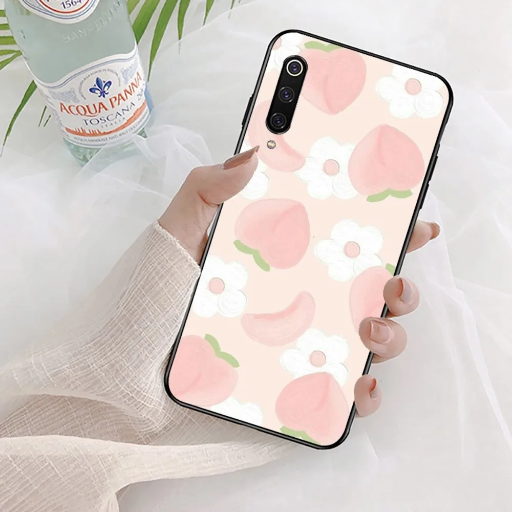 Чехол для телефона с изображением фруктов персика Xiaomi Mi 5X 8 9 10 11 12 lite pro 10T PocoX3pro PocoM3