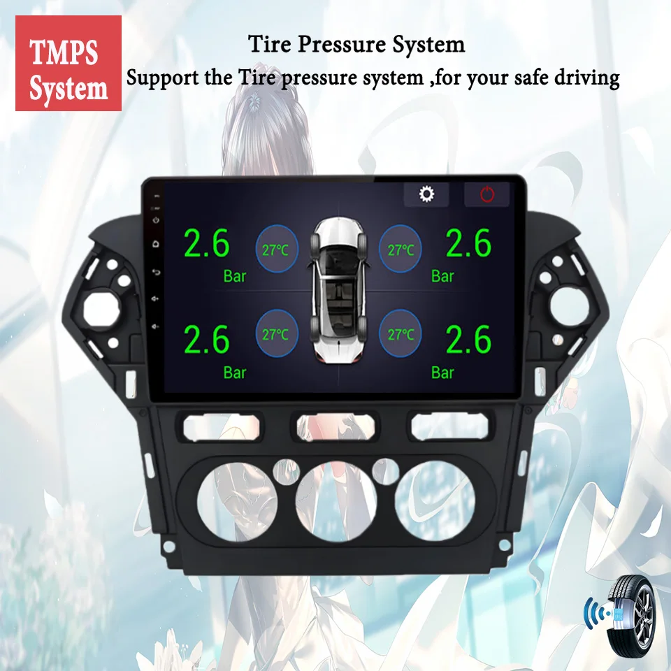 Для Ford Mondeo 2010 - 2014 авто стерео радио мультимедийный видеоплеер навигация GPS