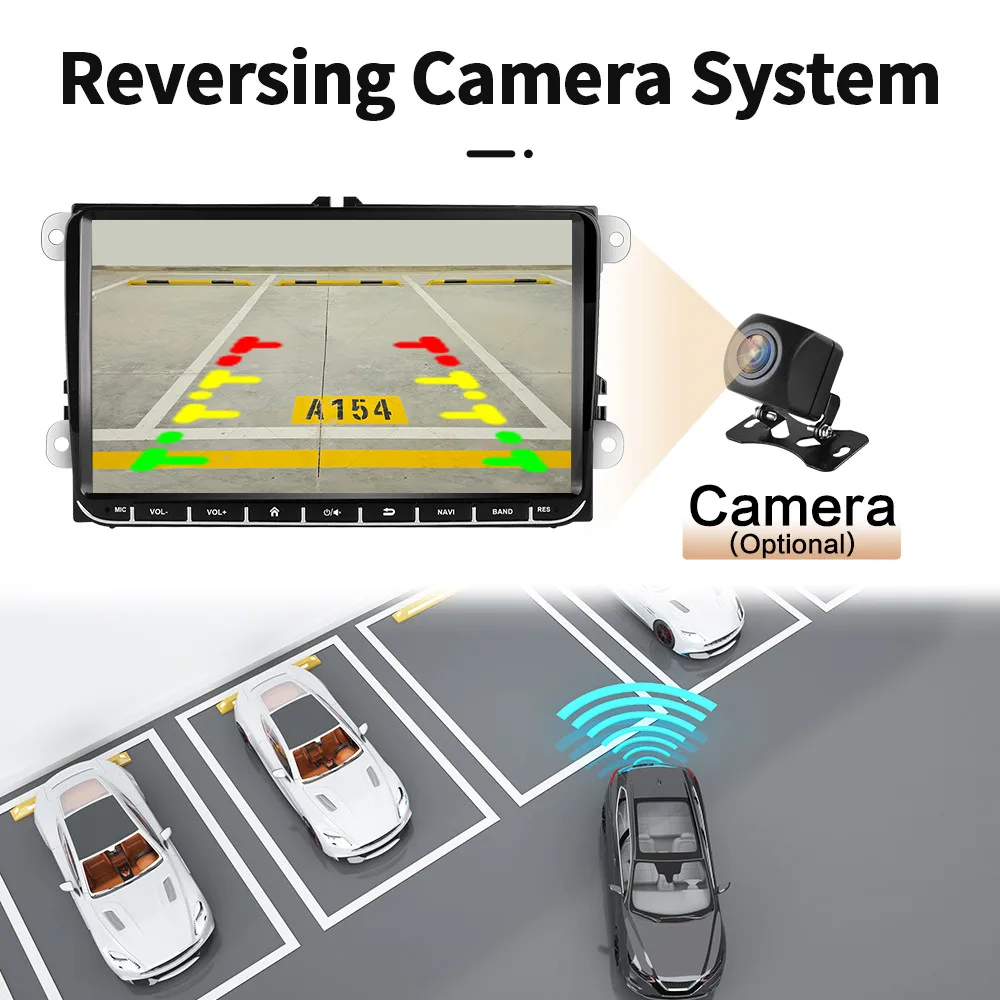 Автомагнитола 2 din на Android мультимедийный видеоплеер для Volkswagen VW Golf Polo Passat B7 B6 Skoda