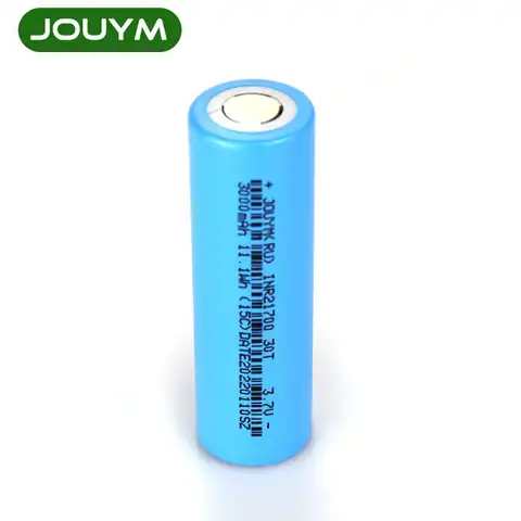 Литиевая батарея JOUYM 21700, 3,7 мА, разрядка в, аккумулятор 35 А, батареи с высоким разрядом для электроинструментов