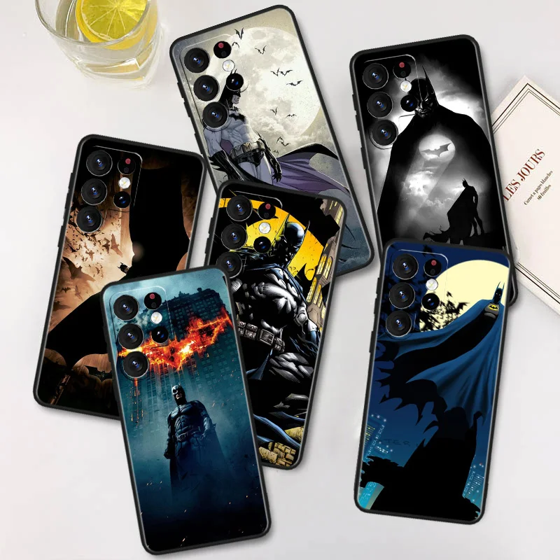 

DC Hot Fashion Batman Phone Case For Samsung A22S A22 A21S A14 A13 A12 A11 A04S E A03S A02S A01 Core Black Soft Cover