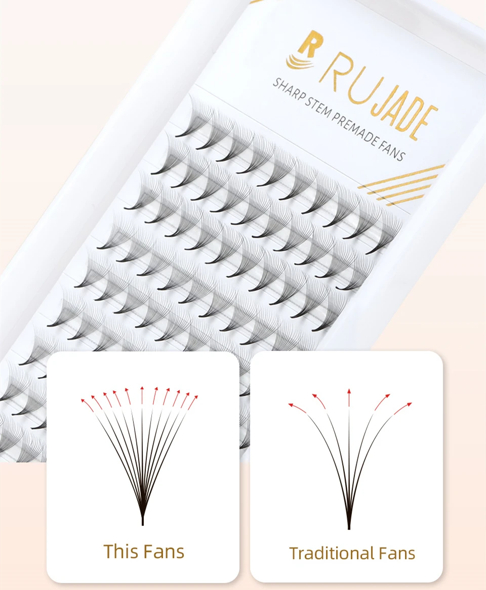 5 лотков/партия накладные ресницы из искусственной норки