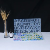 letter mold alphabet number silicone molds initial mold large clear resin mold epoxy resin craft supplies 36 cavity molds