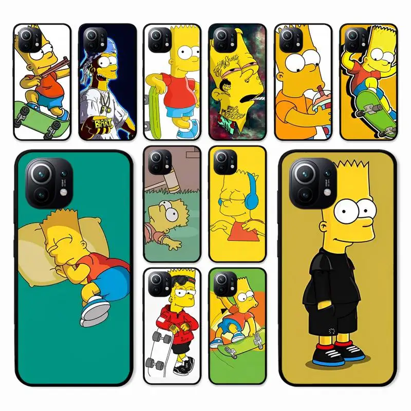 

Disney Simpsons Bart Phone Case for Xiaomi mi 8 9 10 lite pro 9SE 5 6 X max 2 3 mix2s F1