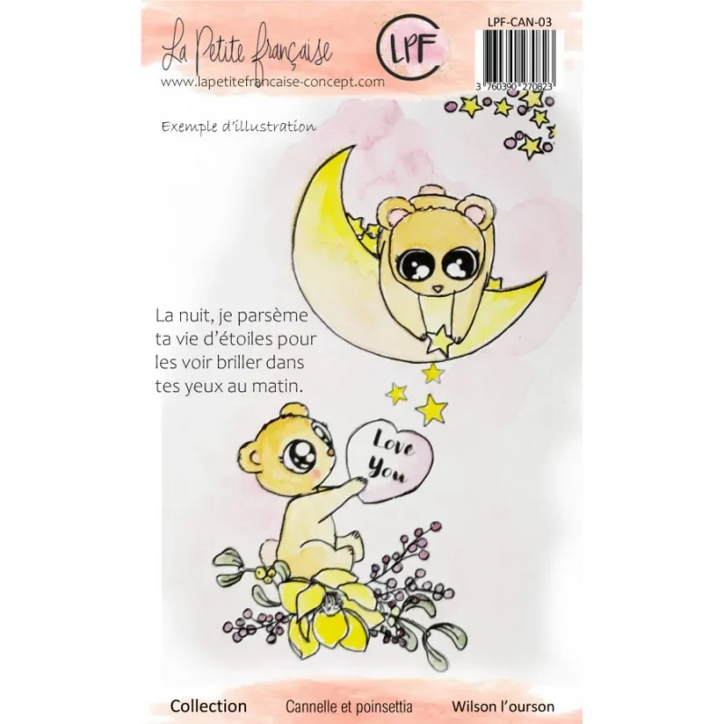 Рождественские прозрачные силиконовые штампы для кукол-медведей и леденцов