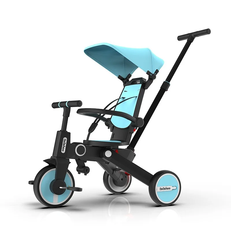 Bebehoo Seven-in-one Trolley 1-3 Years Old Baby Artifact Baby Bicycle Can Be Lightweight Children's Tricycle
