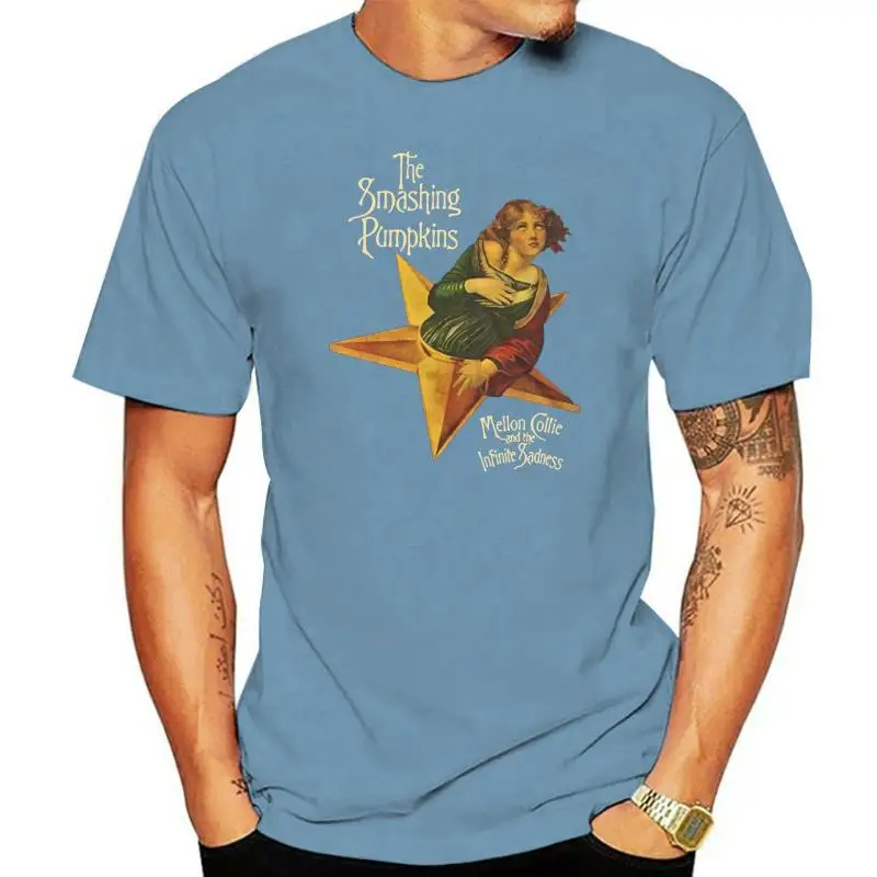 The Smashing Pumpkins 'Mellon Collie And The Infinite Sadness' T Shirt Casual T-Shirt Male Short Sleeve Pattern
