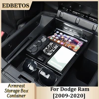 car armrest center storage box container glove organizer case for dodge ram 1500 2500 3500 2009 2020 interior accessories