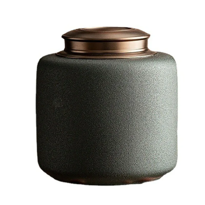 

Large Color Ceramic Jar for Memorial Pet, Urn Seal Pot, Keepsake Casket, Porcelain Jar,Human Ashes Storage,Memento Burial Holder