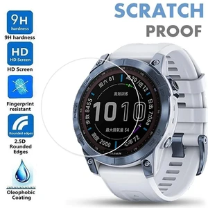 Image for For Garmin Fenix 7S 6 6S 6X Solar 5 5S Tempered Gl 