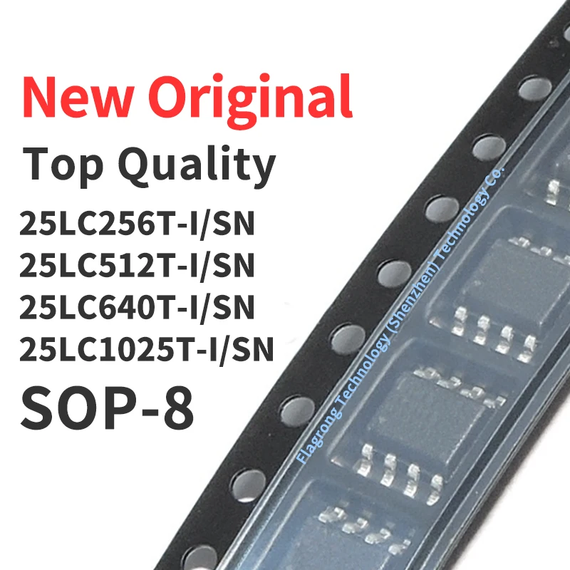 

1 PCS 25LC256T-I/SN 25LC512T-I/SN 25LC640T-I/SN 25LC1025T-I/SN SOP-8 Chip IC New Original