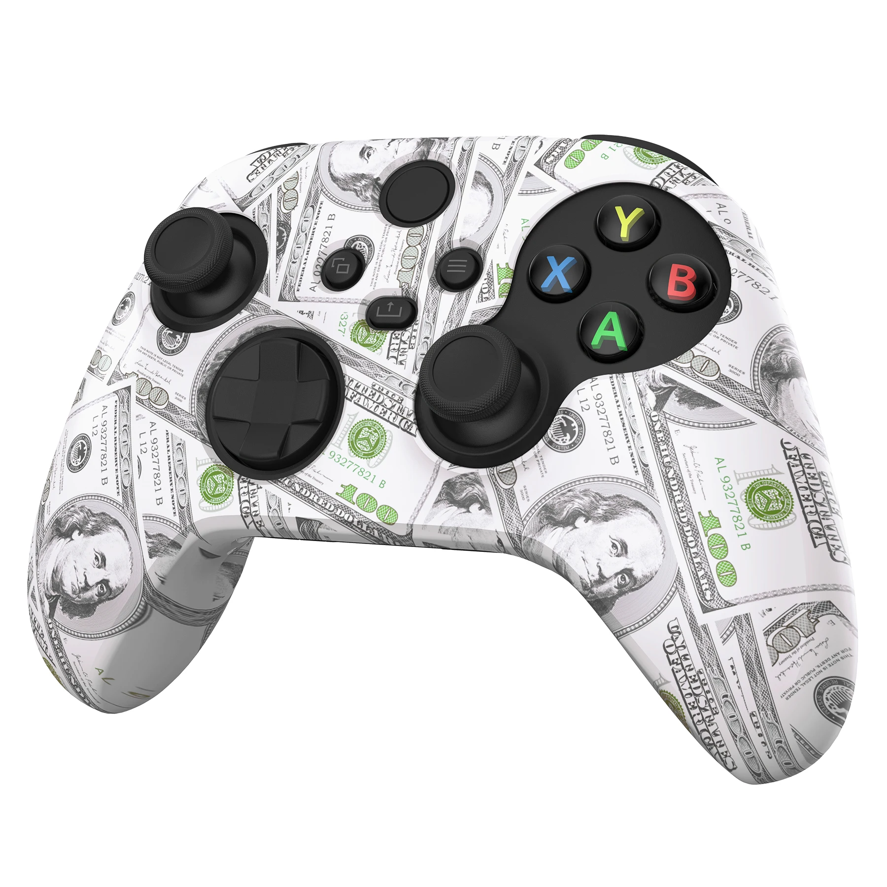 Резиновый чехол PlayVital с рисунком силиконовый 6 колпачками для кнопок