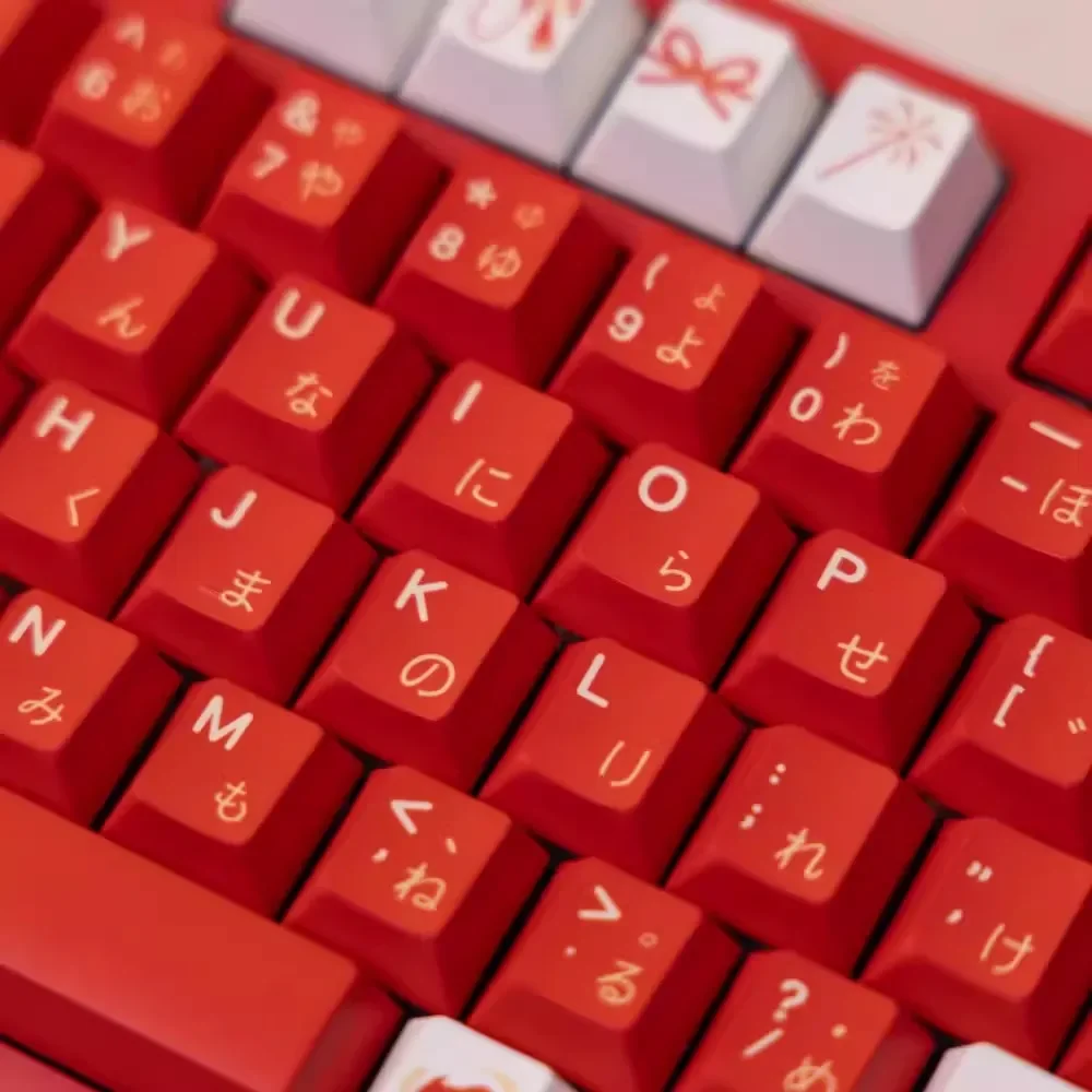 140 клавиш/набор блестящие колпачки для механической клавиатуры