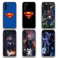 superhero superman phone case for huawei p20 p30 p40 lite e pro mate 40 30 20 pro p smart 2020