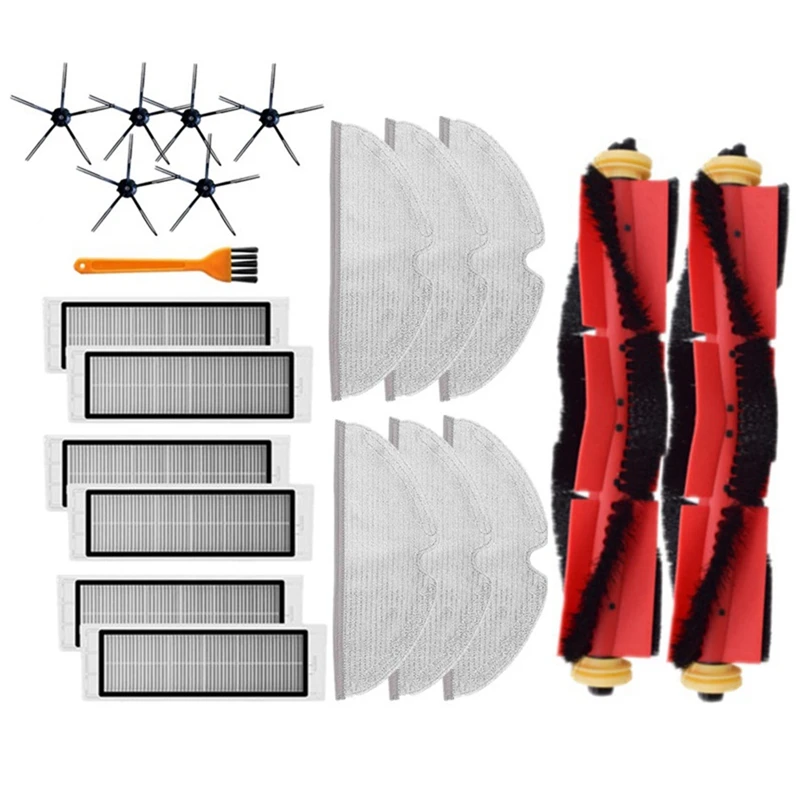 Main Brush Side Roll For Xiaomi Roborock S6 S50 S5max Maxv S4 E4 Vacuum Cleaner Parts