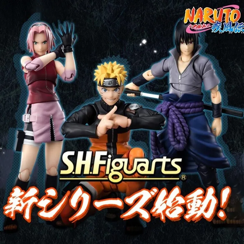 

Bandai S.H. Фигурка Наруто 2,0, шарнирная экшн-фигурка детской модели, коллекционное украшение, рождественский подарок, игрушка