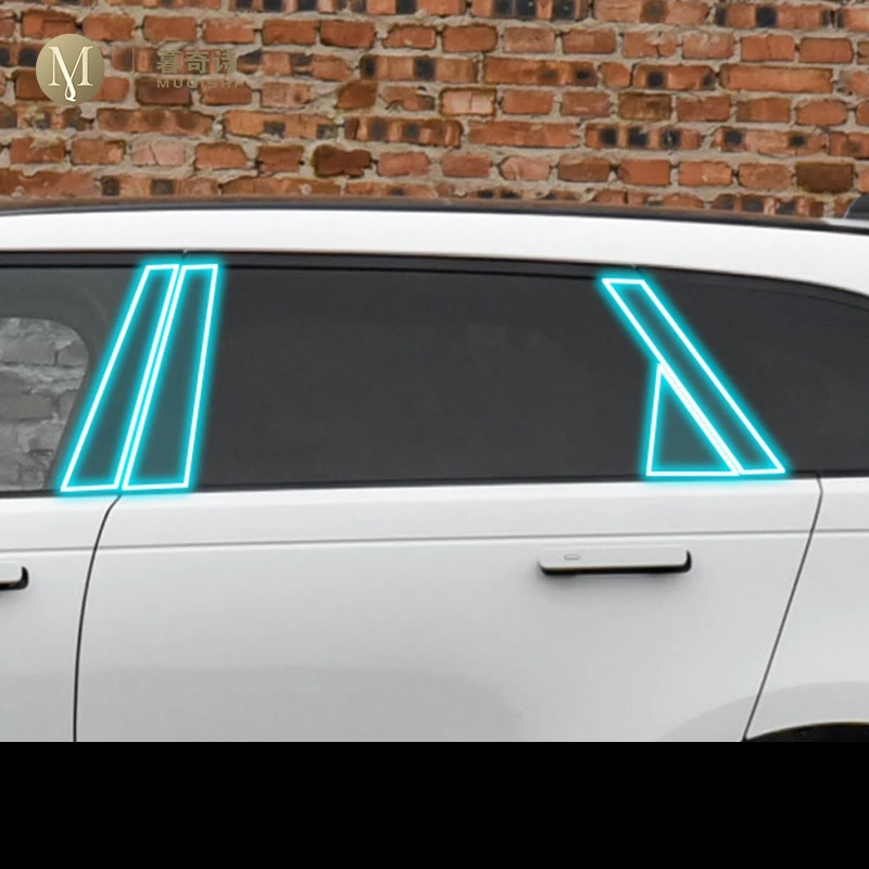 

For Land Range Rover Velar 2017-2023 Car Exterior Car window pillar Anti-scratch TPU Protective film Anti-scratch Accessories