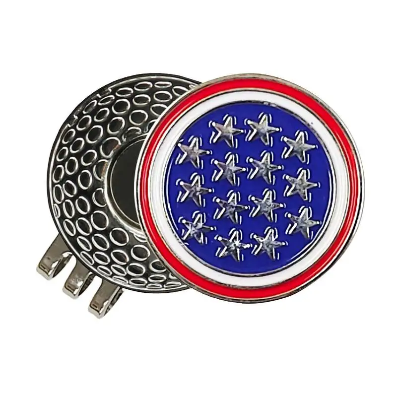 

Magnetic Hat Clips Golf Ball Marker Hat Clip Golf Hat Holder Sports Court Golf Training Aids Accessories Gift For Dad