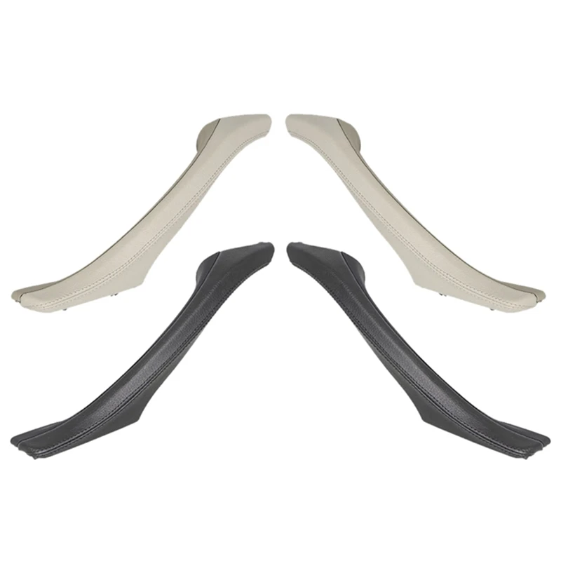 

For Bmw 5 Series F10 F18 Inner Door Handle With Leather Inner Handle Door Handle Assembly (1 Pair Of Left And Right)