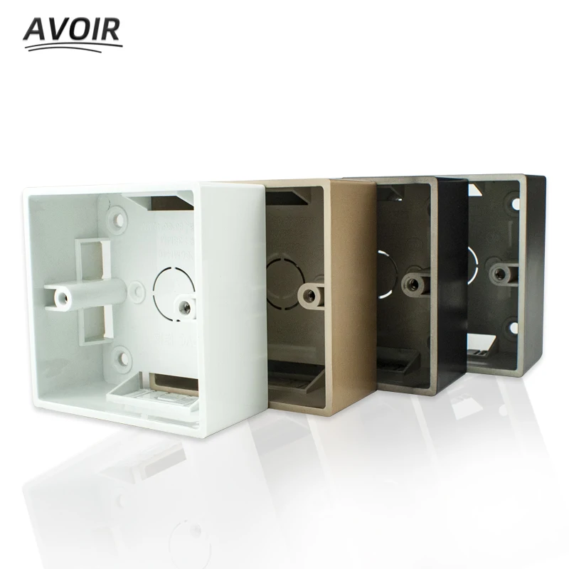 

Avoir 86 Type Mounting Box Prastic External Mounting Box Standard 86mm*86mm Wall Surface Switch Socket Box Depth 35mm 40mm 52mm