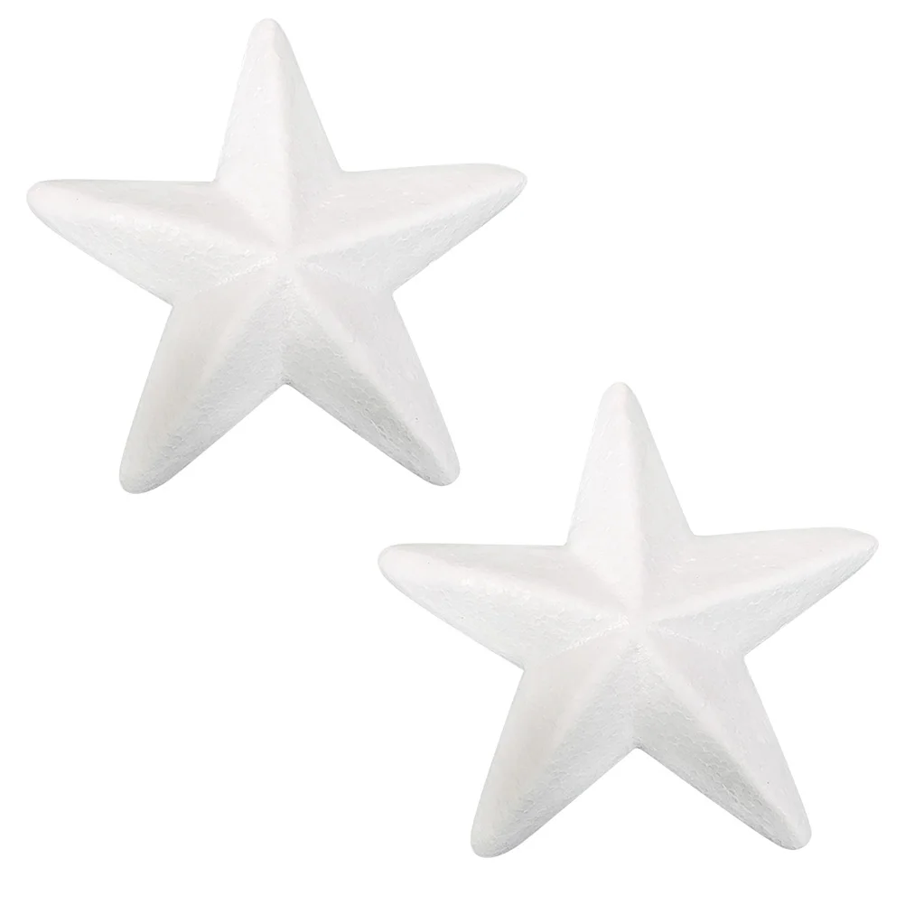 

Foam Christmas Star Styrofoam Stars Polystyrene Craft Tree White Diy Ornaments Crafts Shapes Decoration Shape Hanging