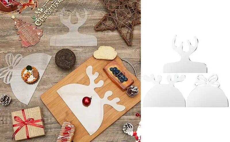 

Acrylic Router Template Christmas Stencils Cutting Board Woodworking Tracing Stencils Cut Guide Tools For Deli Small Shop Home