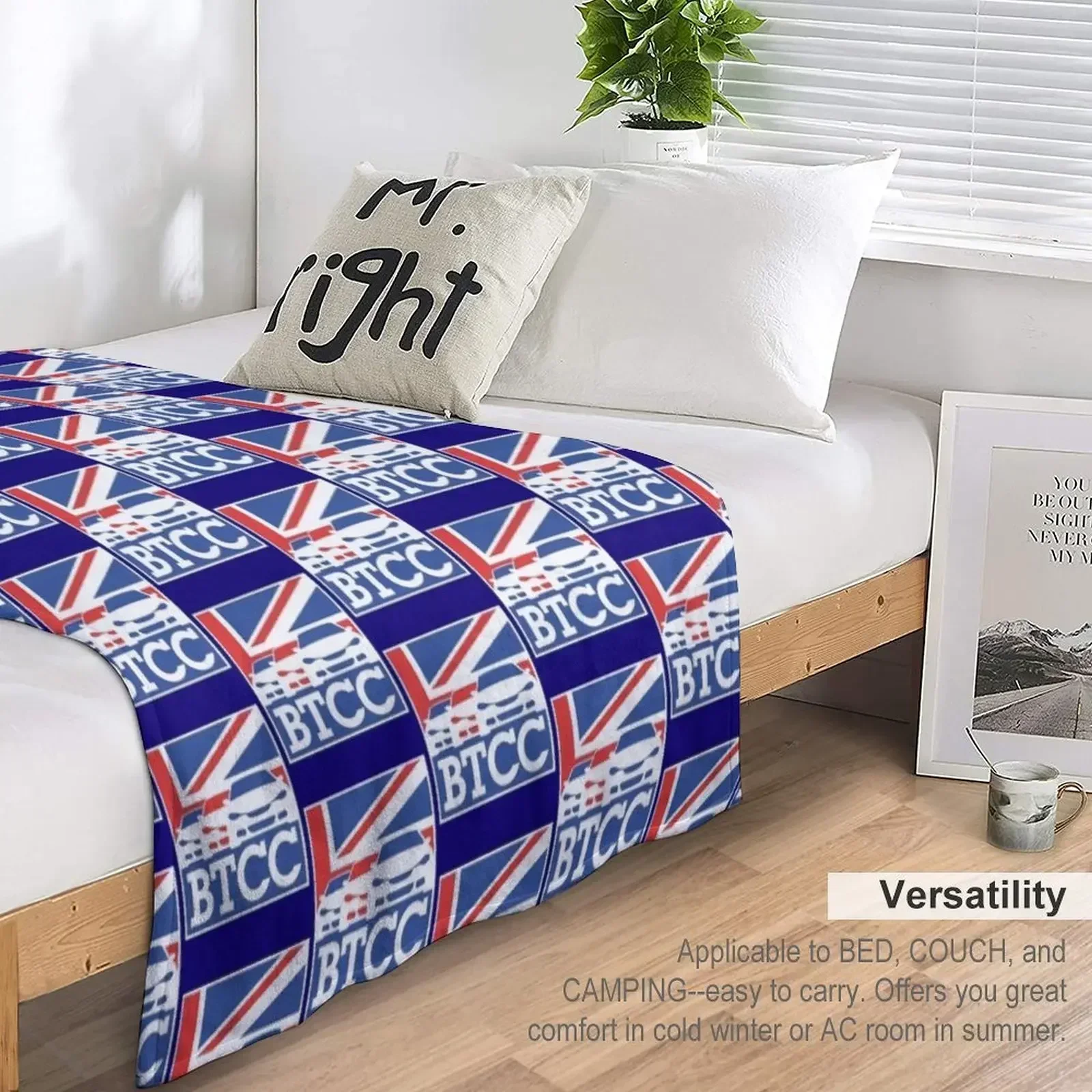 Идеальный подарок с логотипом BTCC одеяло для дивана тонкие теплые одеяла