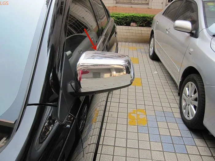 

For Mitsubishi LancerEX 2010-2012 High-quality ABS Chrome Rearview mirror Decoration cover Anti-Rub protection Car styling