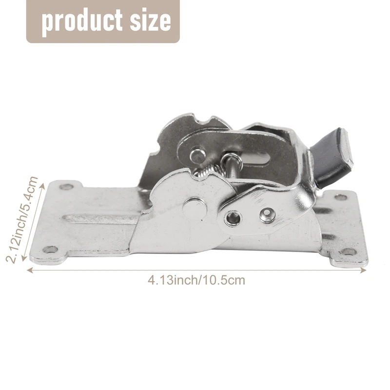 2 шт. серебристые складные петли для кофейного столика 0-90-180 градусов