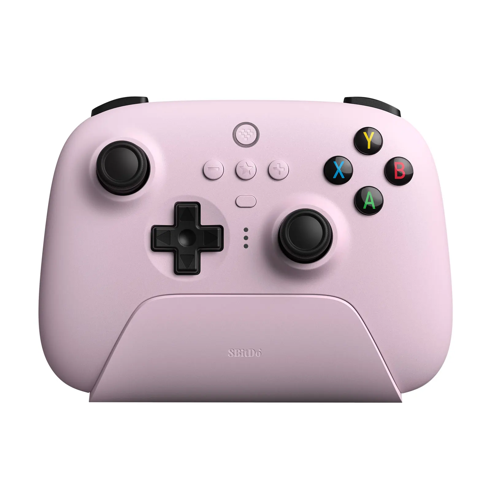 CONTROLE 8BITDO ULTIMATE 2.4G + BASE DE CARREGAMENTO PINK LINK 1010