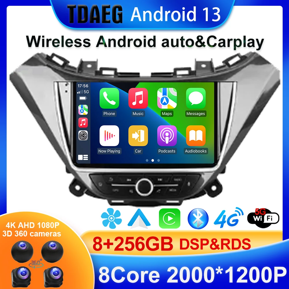 Автомагнитола TS10 FYT 7862 для Chevrolet Malibu 9 2015-2022 мультимедийный видеоплеер навигатор GPS