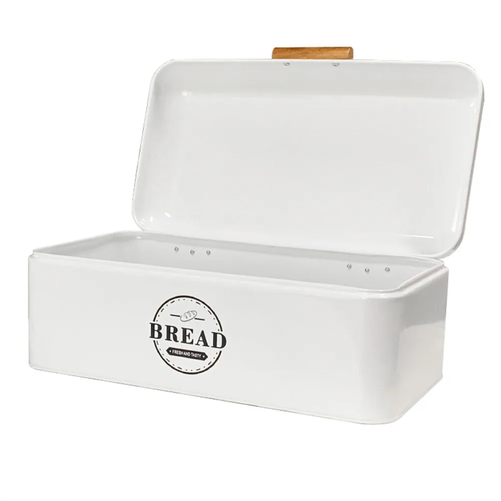 

Металлические коробки для хлеба, кухонные контейнеры для хранения хлеба, рулонов, кондитерских изделий, пищевой контейнер, Прямоугольный б...